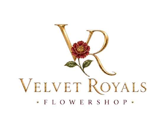 Velvet Royals Flowershop Logo
